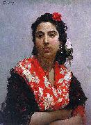 Raimundo Madrazo Gitana oil painting artist